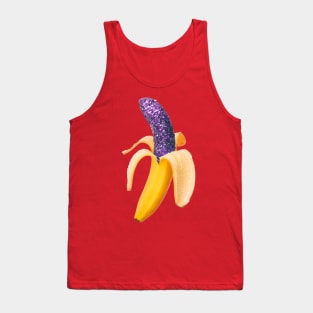 Glitter banana Tank Top